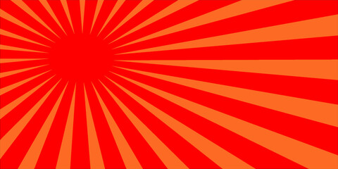 red abstract background with a composition of circular shapes.