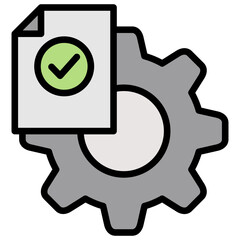 Gear Document Icon