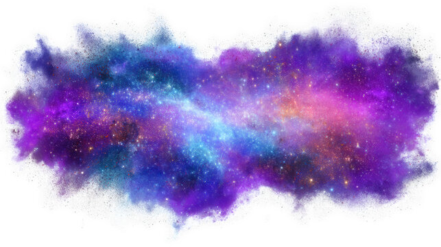 Dynamic Cosmic cloud portraying spectacular Celestial events, a vibrant abstract nebula filled with stardust, glowing particles, and galactic marvels