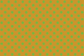 polkadot background colour Dark Goldenrod and Green
