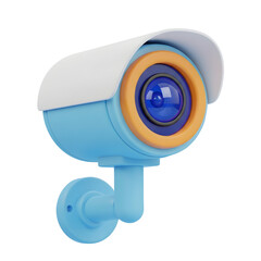 security camera isolated on white background