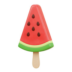 Deliciously refreshing watermelon ice pop, perfect for summer treats, parties, and vibrant food marketing campaigns