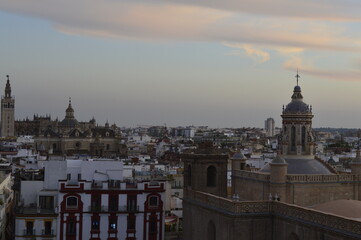 Vista da cidade de Sevilha na Espanha