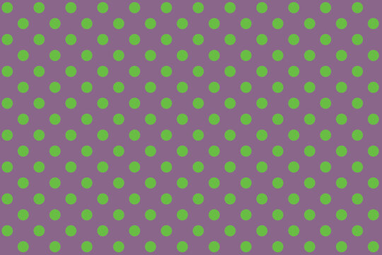 abstract Green colour polka dots on Dark Goldenrod colour background pattern design. - Powered by Adobe