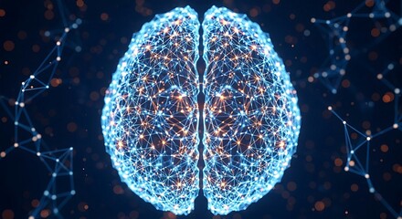 Digital Brain Network - AI, Machine Learning, and Neural Connections.