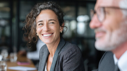 Senior Executives in Meeting, Corporate Leadership and Strategy Discussion