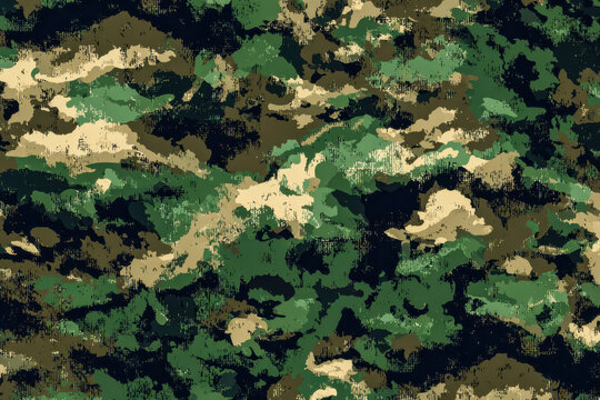 Camouflage Pattern in Traditional Military Design