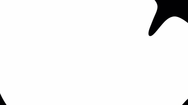 2d background animation wave transition. Video clip with alpha channel.