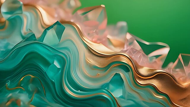 &ldquo;Liquid Crystal Flow &mdash; Transparent Color Layers Morphing Smoothly&rdquo;