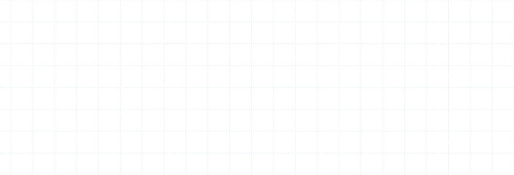 Vector graph white paper pattern featuring subtle blue grid and tiny dot layout. Carboard for plotting, note, journal, notebook, and school background with minimalist bullet planner.