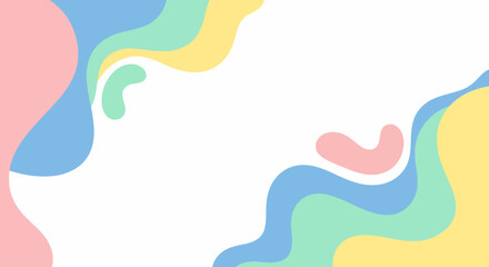 A modern abstract background with soft pastel colors and organic shapes, perfect for various design projects and presentations.