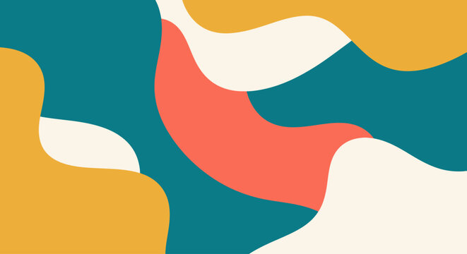 Hand drawn minimal background. Hand drawn abstract shape background.