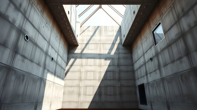 Concrete Atrium Lightwell