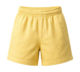 Relaxed-fit cotton shorts with an elastic waistband, perfect for playful summer outings.