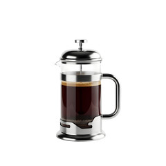 French press coffee maker, perfect for cafe, brewing, barista, espresso, and morning drink design projects. isolated on white or transparent background.PNG format.