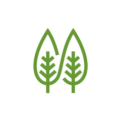 Eco Infinity Trees Logo Template.
A minimalist green tree logo forming an infinity shape, symbolizing unity, growth, and sustainability.