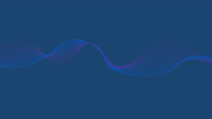 Dark blue abstract background with a subtle, glowing digital wave.
