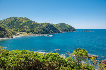 鬼海ヶ浦展望所からの眺望