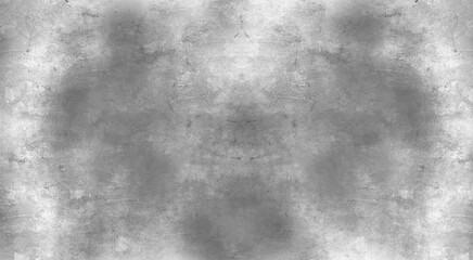 Illustration of symmetrical grey grunge texture with blurred edges isolated on transparent background