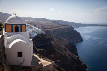 Santorini by the sea