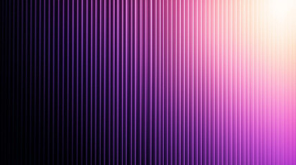 Vibrant abstract background with dynamic vertical lines, showcasing a smooth purple and pink gradient illuminated by a soft, radiant glow. Ideal for modern digital design backdrops