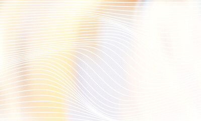 Abstract soft pastel gradient background with smooth white curved lines, modern wave pattern design