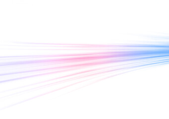 Violet glowing light trails twist and intersect across a futuristic digital landscape. The neon effect radiates energy and motion. A modern abstract speed design concept. PNG