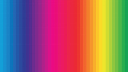 Vertical stripes of rainbow colors gradient background