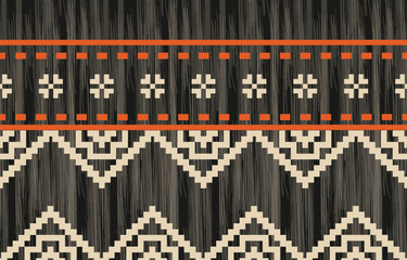 Southwest Native American seamless pattern, boho tribal Aztec Navajo geometric textile design, desert ethnic fabric background.