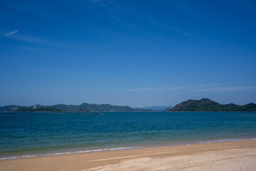 瀬戸内の砂浜風景