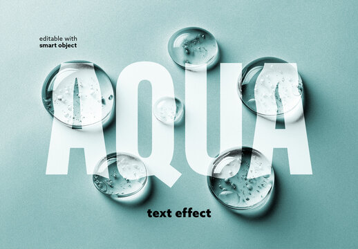 Droplet Text Effect