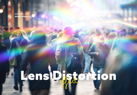 Lens Distortion Photo Effect