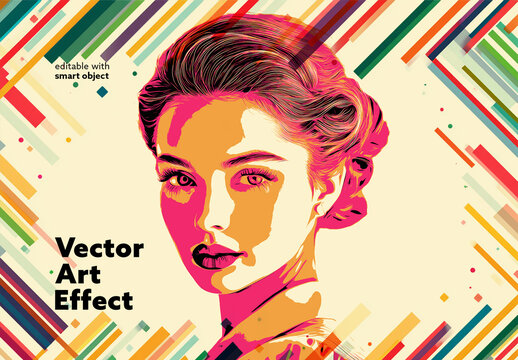 Vector Art Photo Effect