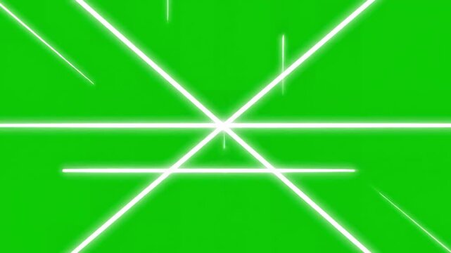 Green Screen Post-Production Assets with sequence of several shape video transitions for opening and closing in the form squares circles lines motion design element intro outro transition luma mask