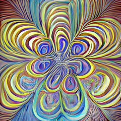 Futuristic Abstract Cosmic Web Art: 10 AI Prompts for Colorful Intersecting Line Circle Designs