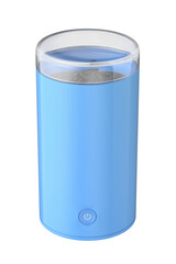 Electric coffee grinder on transparent background