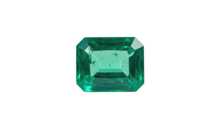Emerald gemstone vibrant green rectangular cut high clarity natural stone precious jewel luxury accessory elegant design shiny surface
