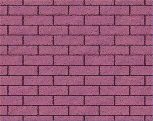 Seamless pink brick wall texture background pattern