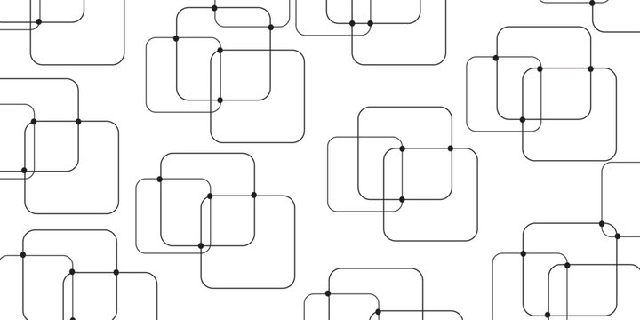 Abstract seamless modern white and black color technology concept background. pattern modern style of rectangles . Vector illustration for modern presentation background, brochure design, business