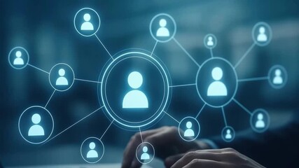 Digital Network Connections Enhancing Social Communication and Data Visualization in Online Community Technology and User Interaction - Powered by Adobe