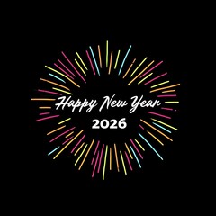 happy new year fireworks