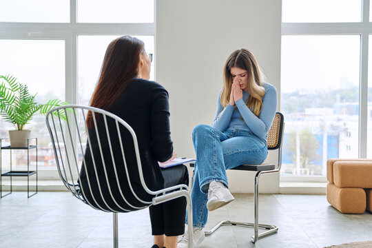 Professional psychological help for a young woman - Powered by Adobe