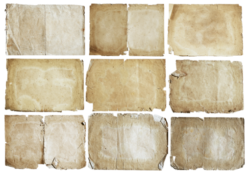 Vintage Collection of Old Paper Textures