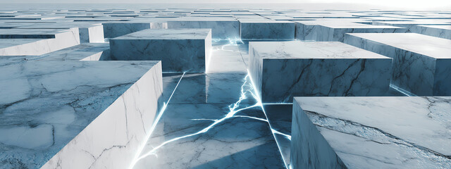 Icy Vein Marble Field