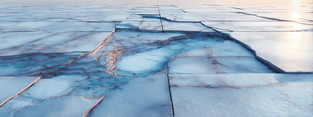 Icy Vein Marble Field