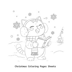 Christmas coloring page 2025