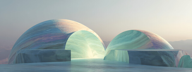 Veiled Marble Aurora