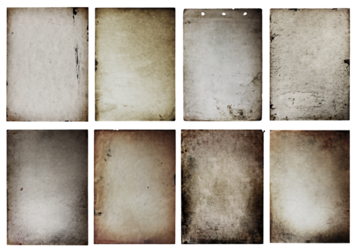 Vintage Blank Paper Textures Collection Overview