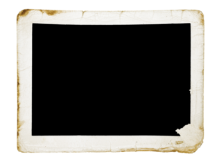 Vintage Photo Frame with Blank Space Inside