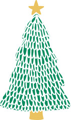 christmas tree with star
